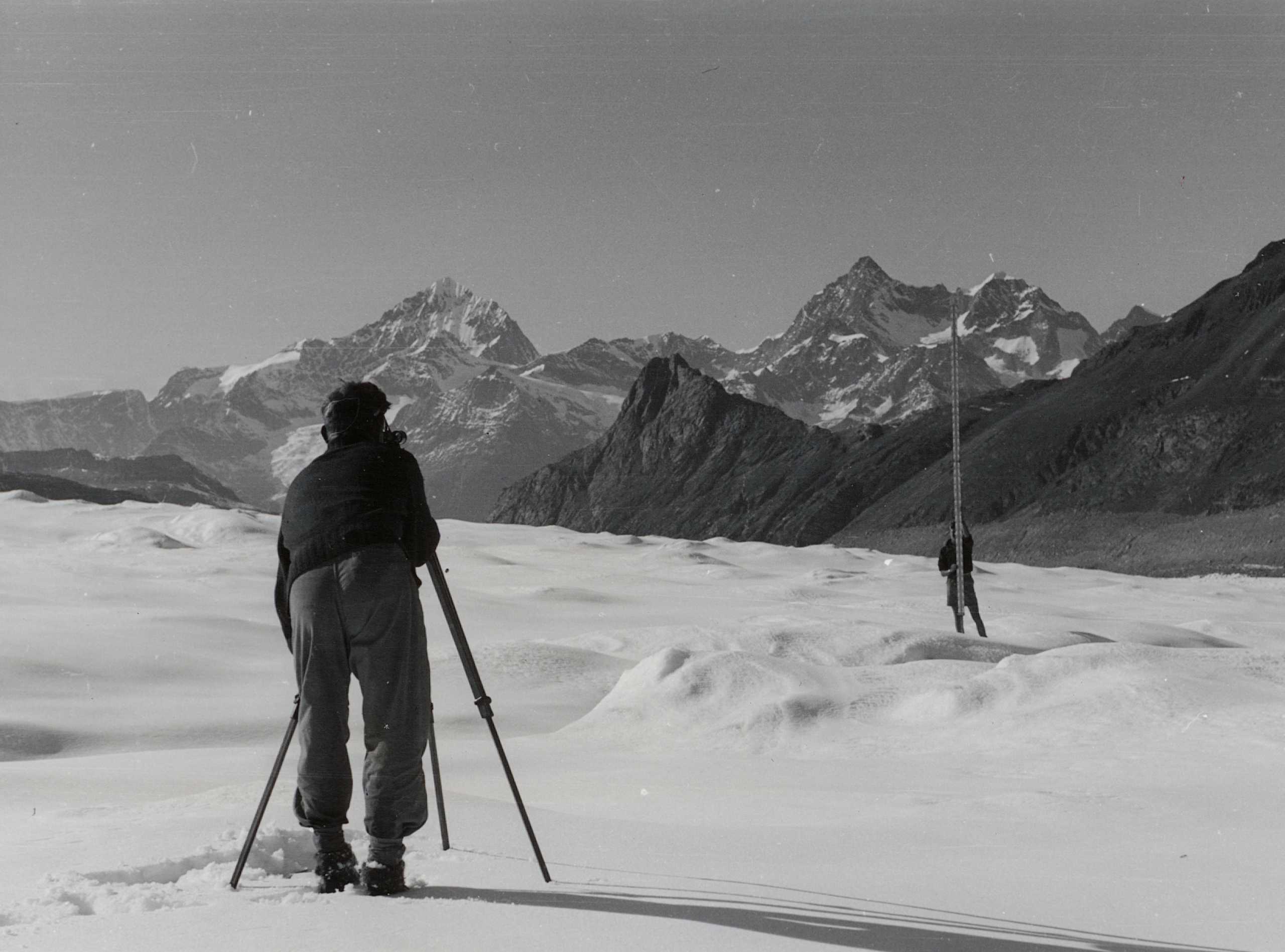 Vergrösserte Ansicht: Gornergletscher Glaciological Survey 1959–1960