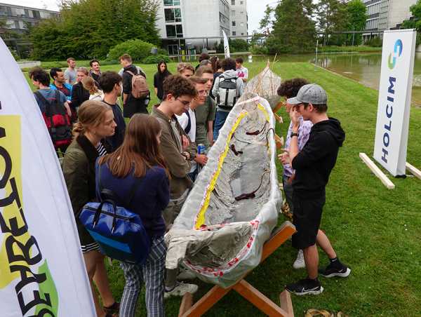 Canoe launch at Hönggerberg campus