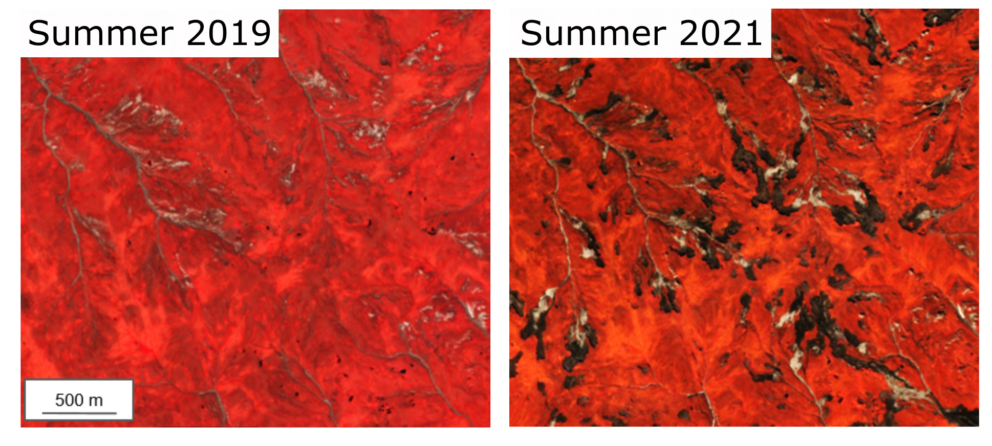 Satellite elevation comparison