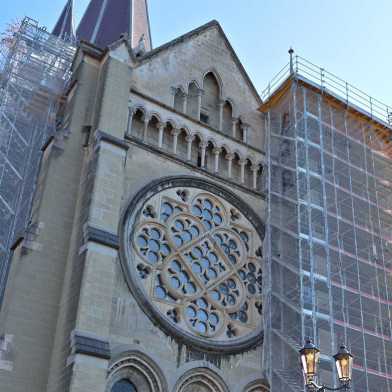 View of Lausanne cathedral