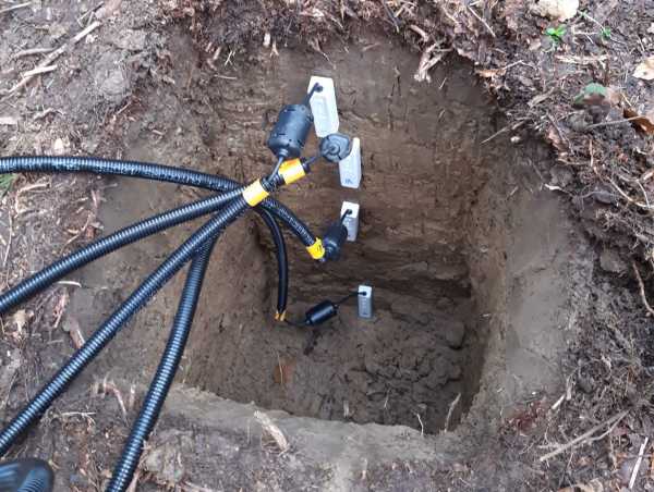 Soil moisture sensors in different depths