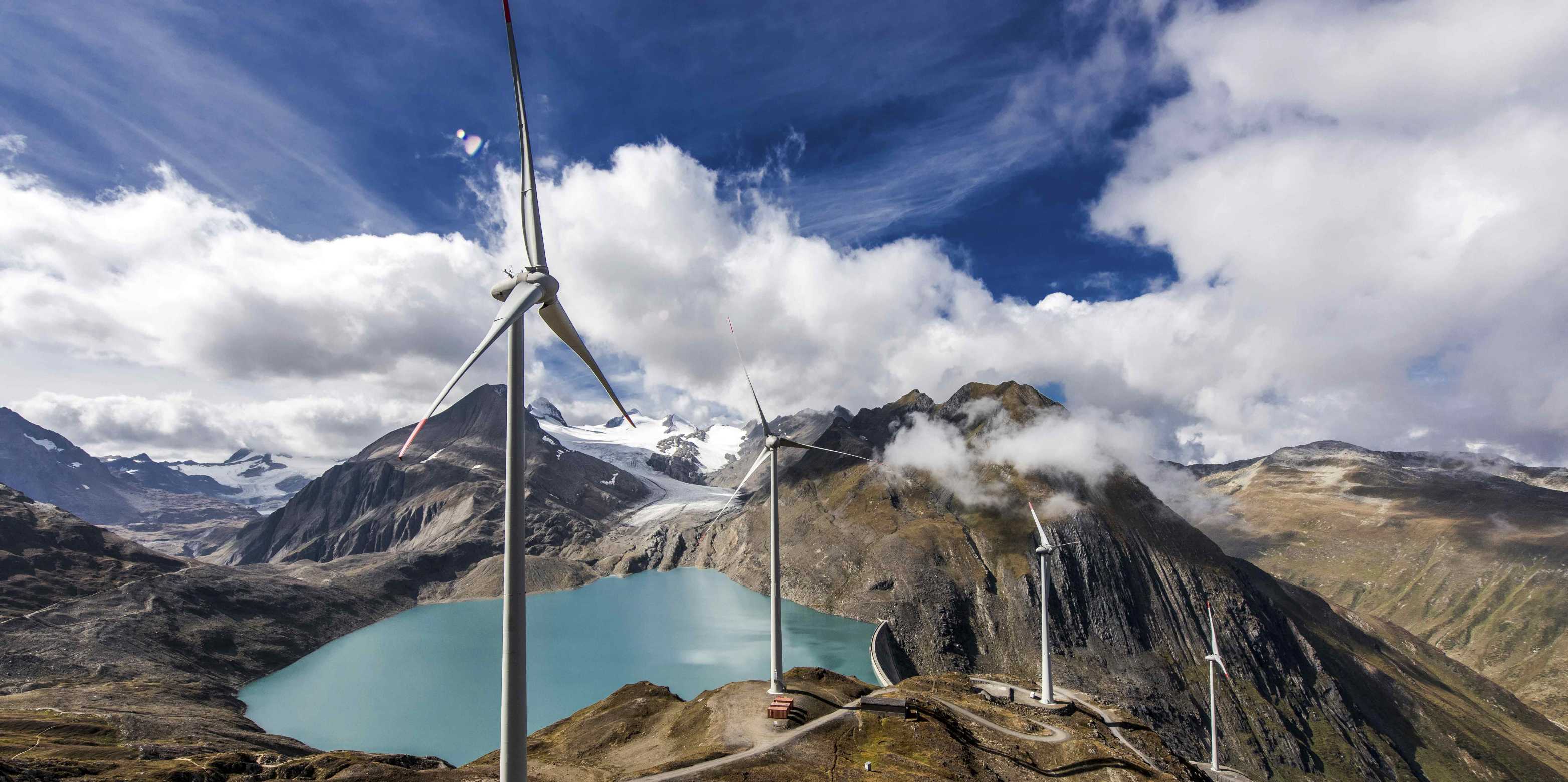 windturbines in Switzerland
