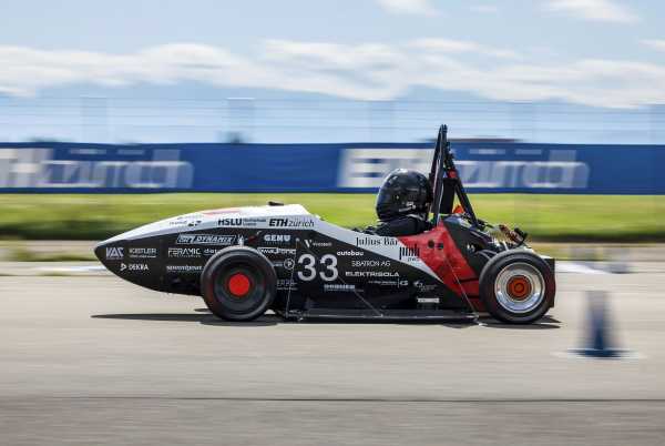 The self-built electric racing car