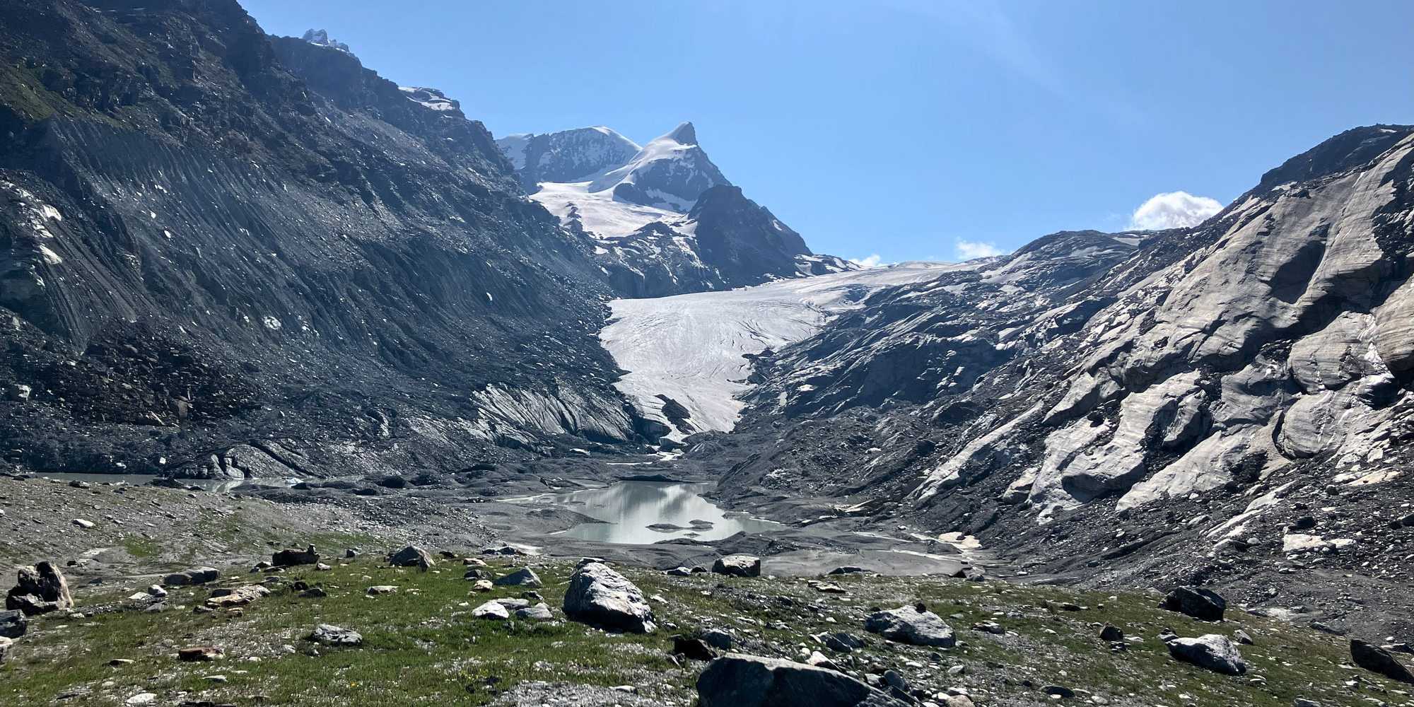 Mountains and lake