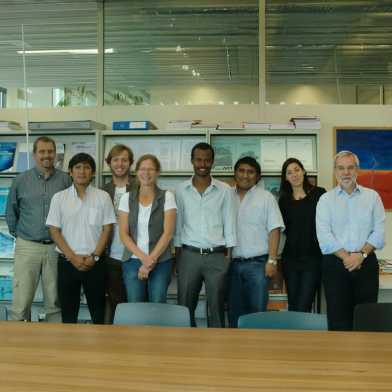 Group photo of students and professors