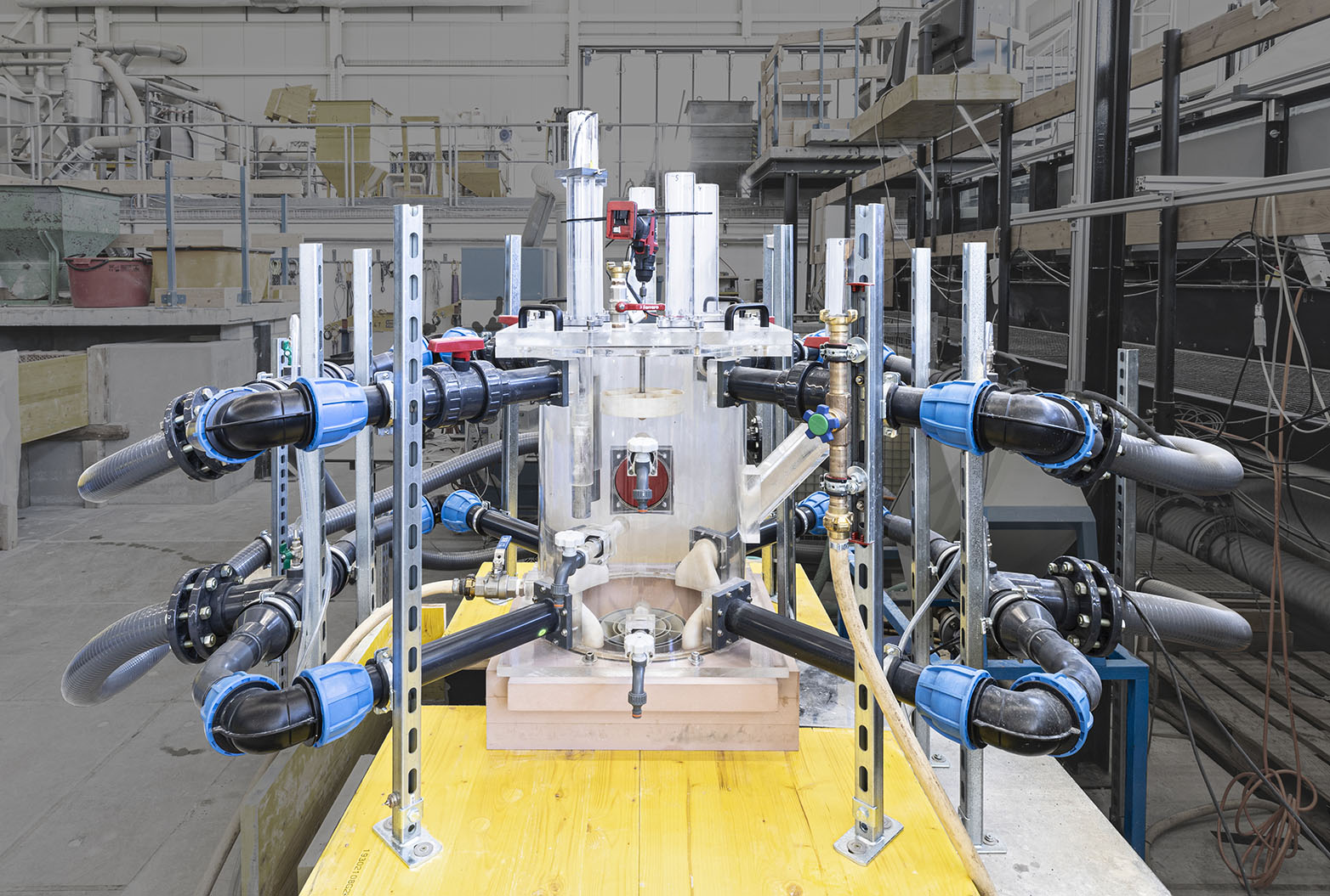 Laboratory setup for sensor investigations