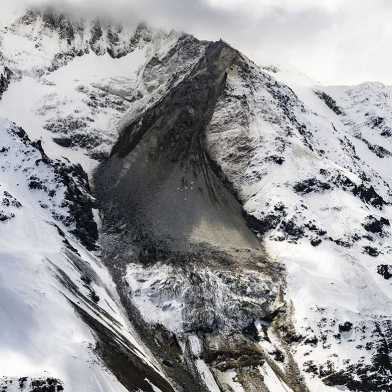 Birchgletscher collapse
