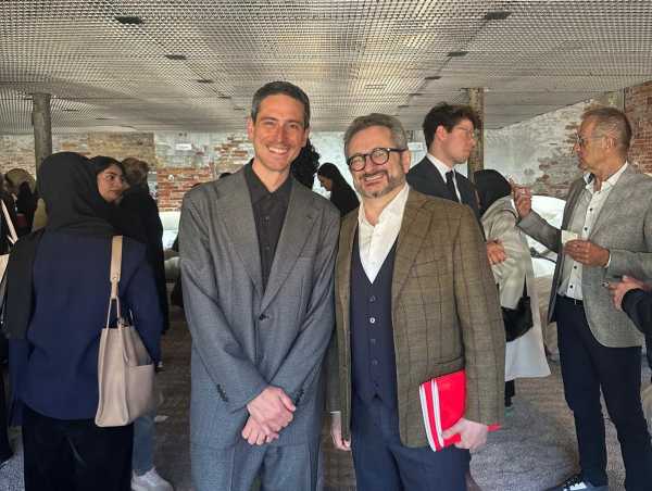 prof purzin with curator