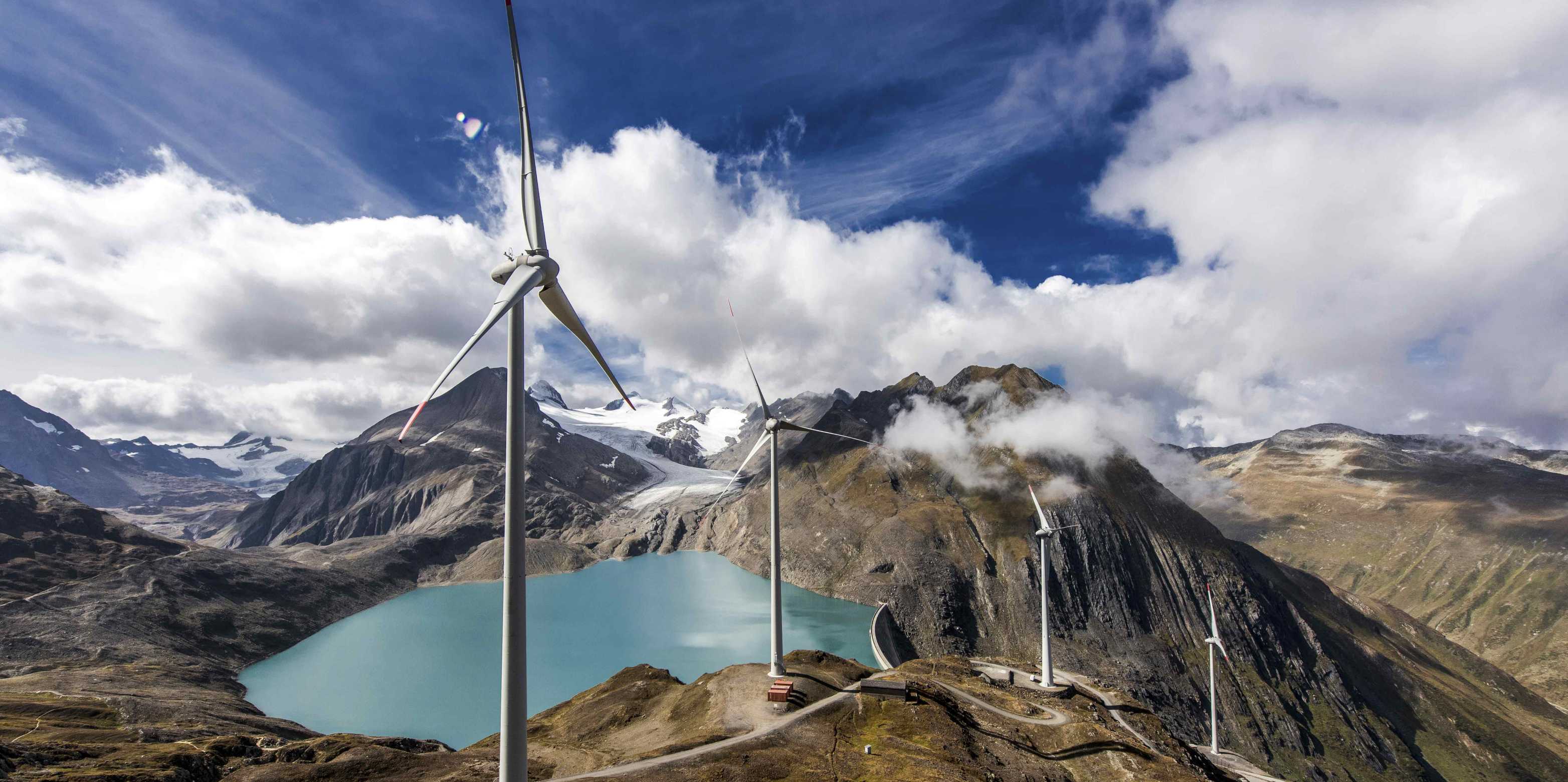 Windräder in der Schweiz