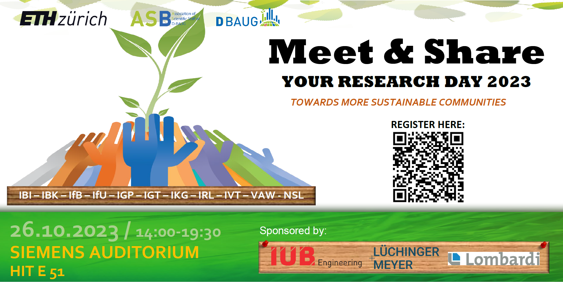 DBAUG meet and share poster