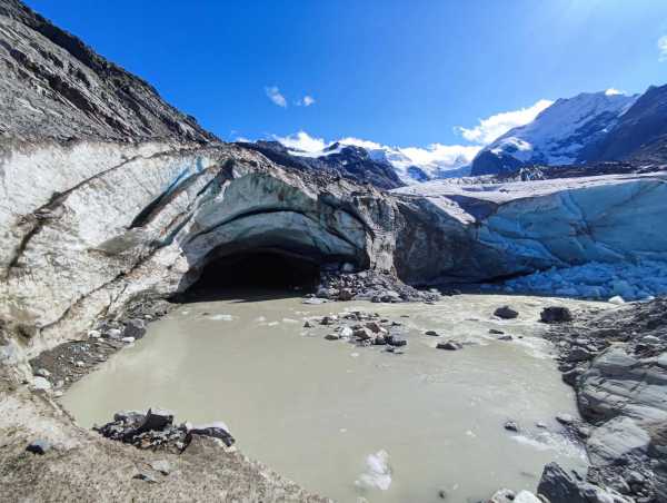 schmelzender Gletscher