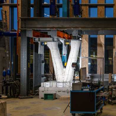 3-D-Druck von Beton in der Werkstatt