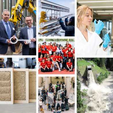 Collage von jahresbericht