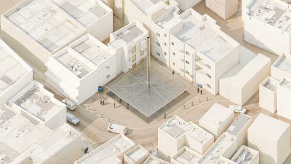 Vergrösserte Ansicht: bahrain pavilion schematic view