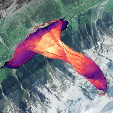 Grafik von Gletscher