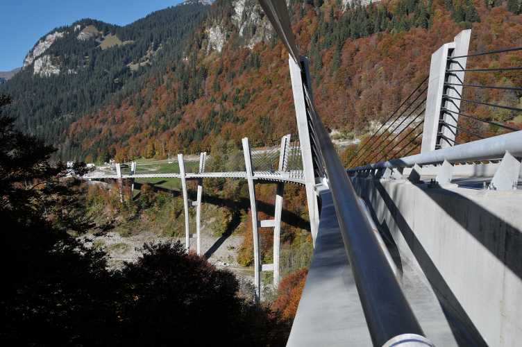 Vergrösserte Ansicht: Sunnibergbrücke Klosters