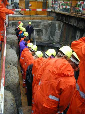 Besichtigung Baustelle