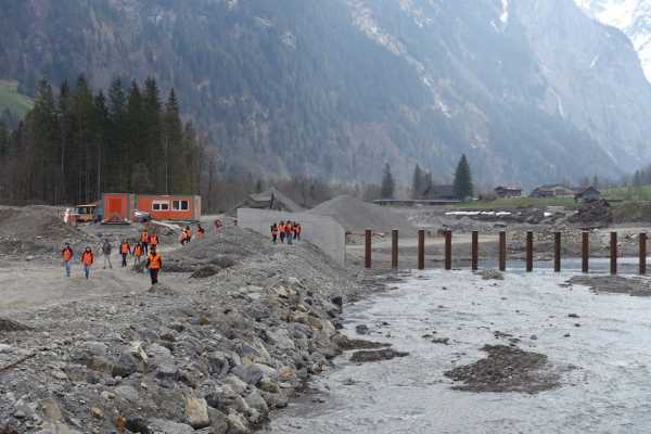 Exkursion zum Geschiebesammler an der Engelberger Aa